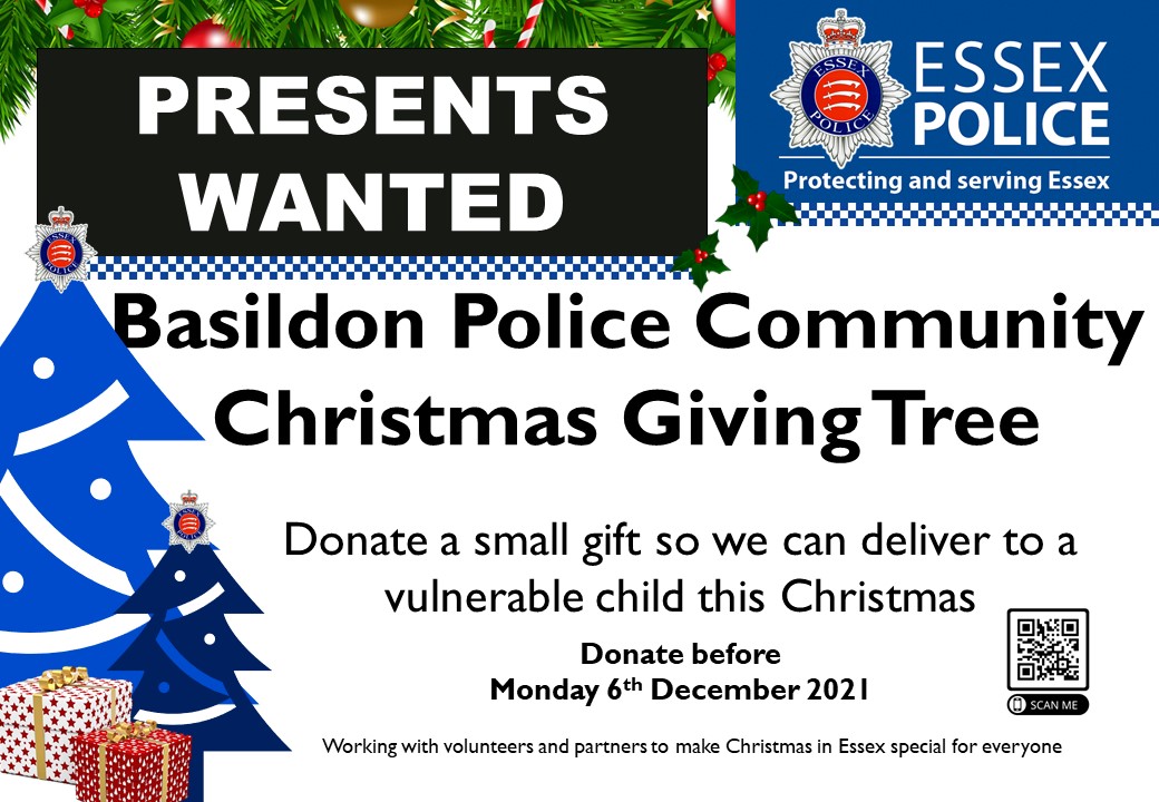 Basildon Police Community Christmas Giving Tree