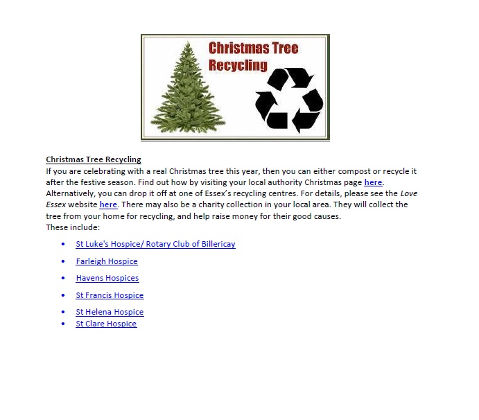 Christmas Tree Recycling