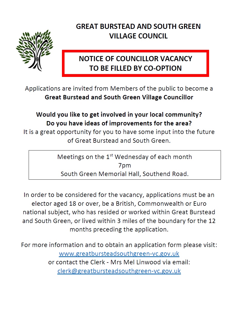 Councillor Vacancy