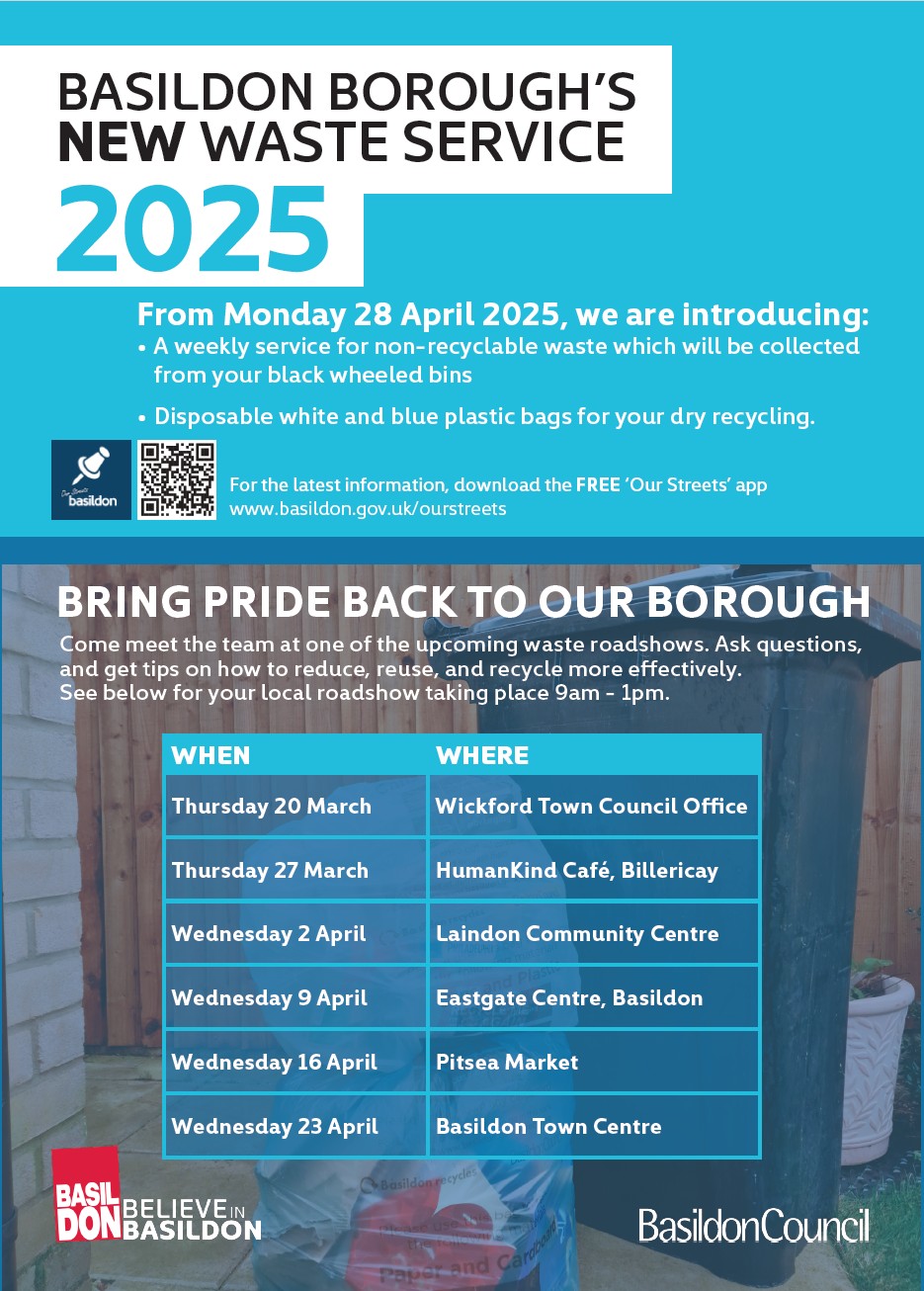 Basildon Council New Bin Collection Road Show